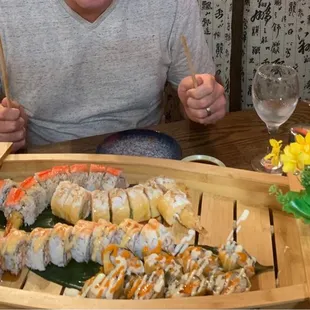 Sushi Boat Combo #1