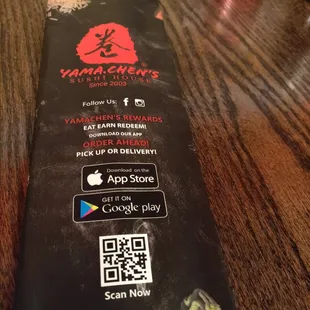 Your utensils came in this packaging. Napkin chopsticks and toothpicks inside.