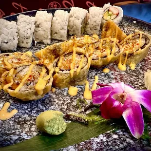 California Roll Crazy Volcano Roll