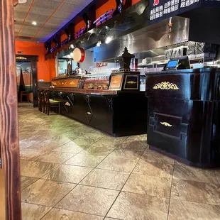 the restaurant&apos;s interior