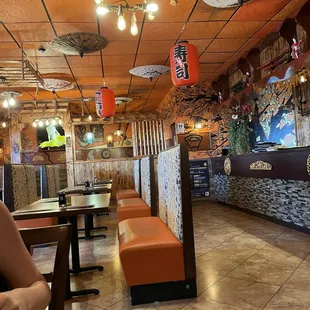 Inside seating