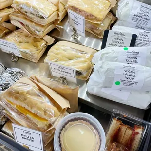 Incredibly fresh lunch items