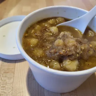 Pozole (daily special)