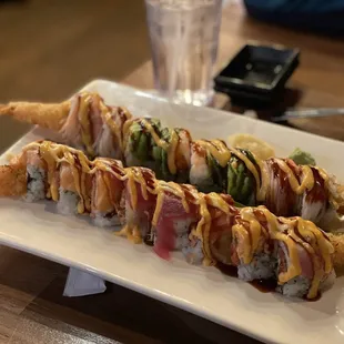 Titanic Roll (top), Fujiyama Roll (bottom)