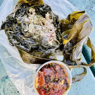 Pork Lau Lau and Spicy Ahi Poke