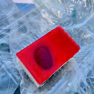 Strawberry Sensation Jello Haupia