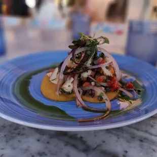 More grilled octopus