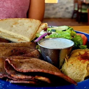 a plate of food