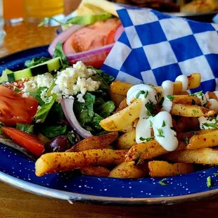 a plate of food