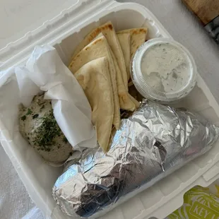 When you open the container