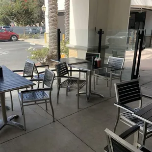 Outside seating