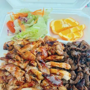 Chicken &amp; Beef plate