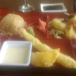 Walnut Shrimp Bento Box