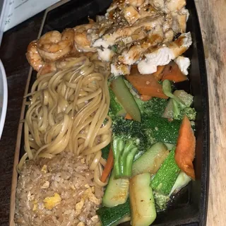 Hibachi Chicken and Shrimp Combo Dinner