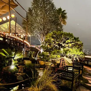 You can view the city night view from here