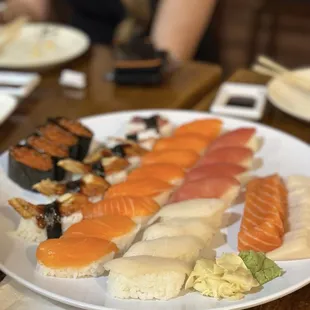 food, sashimi, sushi, sushi and sashimi