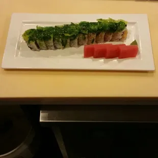 sushi and sashimi, interior