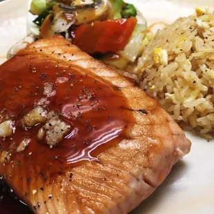 Hibachi Salmon