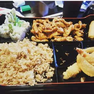 Teriyaki chicken bento box