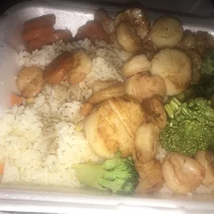 chicken, broccoli and rice