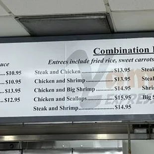 This is the current menu as of October 2024.