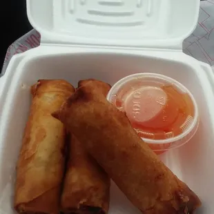 Their spring rolls