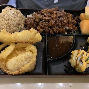 Beef bento box