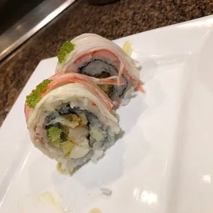 What&apos;s left of the scorpion roll.