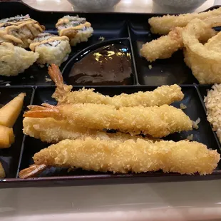 Shrimp bento box