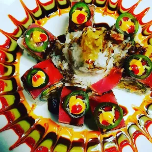 sashimi, sushi, sushi and sashimi, food
