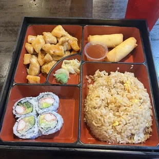 Chicken teriyaki bento