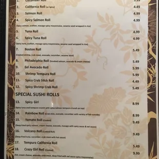 Sushi roll