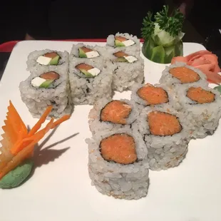 food, sushi and sashimi