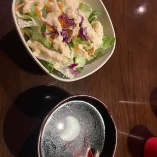 Soup and salad