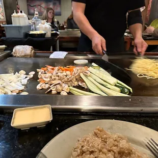 Hibachi table