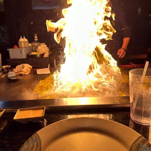 Hibachi table