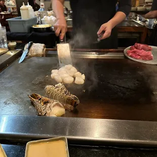 Lobster and Scallops