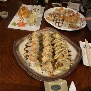 Yamato Signature Roll Yamato Signature Roll Kentucky Derby Love Letter Roll Paradise Roll Volcano Roll Playgirl Roll Philadelphia Roll