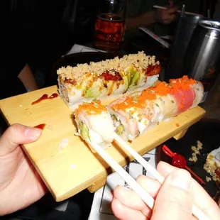 sushi and sashimi, food, sashimi, sushi