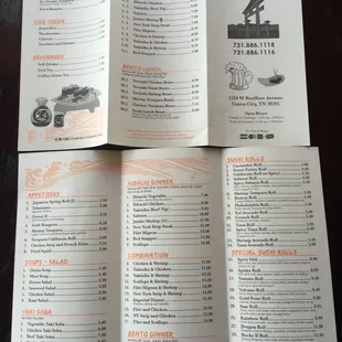 Sushi snd hibachi is amazing