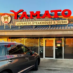 the front of a japanese steakhouse and sushi restaurant