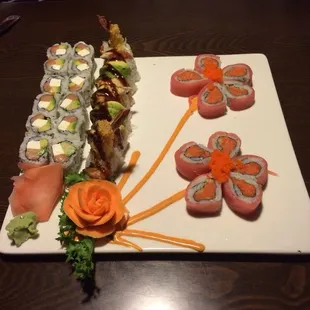 Philly Rolls, Caterpillar Roll and Sweet Heart Roll