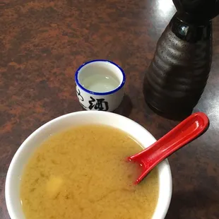 Tasty miso soup!