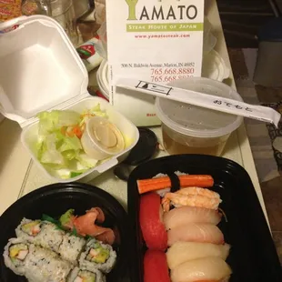 Sushi Deluxe to-go..  It was so good