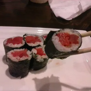 Black Peppered Tuna Roll