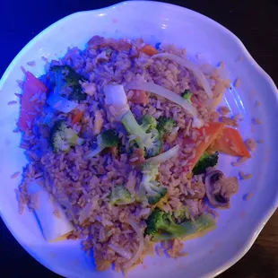 Side order vegetable fried rice $4.99