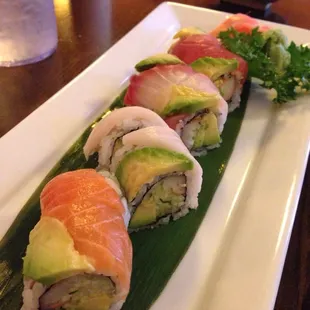 Rainbow roll.
