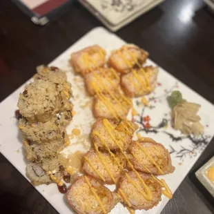 Saints roll and pink lady