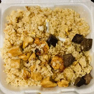 3- meat combo with rice