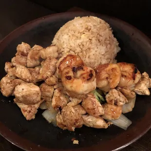 Chicken and shrimp combo